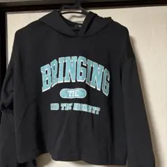 BRINGING THE MOMENT クロップドパーカー Lサイズ