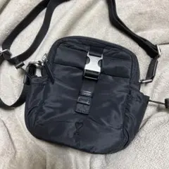 AMI PARIS アミ パリス ナイロン ミニショルダーバッグ