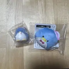 サンリオ　タキシードサム　フロッキードール　ぬいぐるみフェイスリング　２個セット