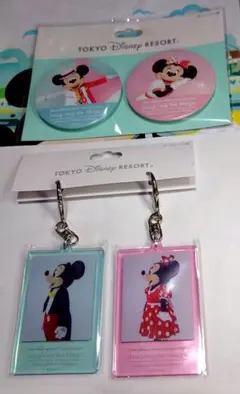 【新品】ディズニー カンバッジ キーチェーン イマジニングザマジック