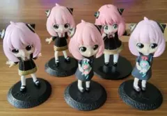 Qposket スパイファミリー☆アーニャ フィギュア 5体セット