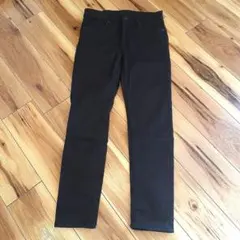 ユニクロメンズスリムフィット パンツ ブラック