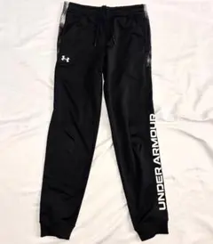 アンダーアーマー160サイズジャージパンツUNDER ARMOUR ブラックのサムネイル