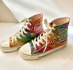 ANGELBLUE 刺繍ハイカットスニーカー　平成レトロ