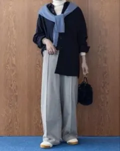 ⭐︎ユニクロ ⭐︎ブラッシュドジャージーワイドパンツ M⭐︎