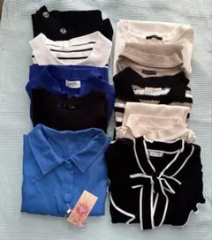 レディース 半袖 トップス 10着 まとめ売り サイズ M L F