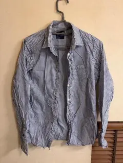 American Eagle Outfitters ストライプ長袖シャツ S/P