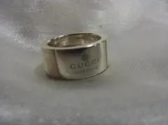 GUCCI プレートロゴリング 刻印:12号【箱/ポーチ付】 - メルカリ