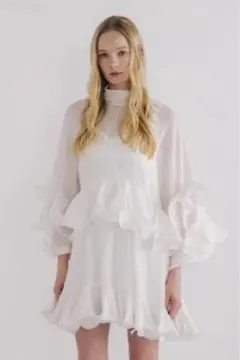 THETOE】Gardenia Tulle Frill Tops タグ付き - メルカリ
