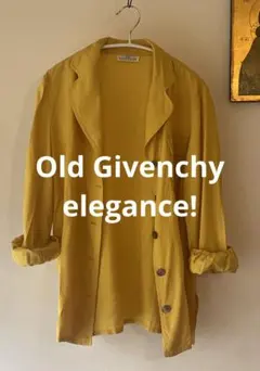 old Givency シルク テーラードジャケット　ジバンシーのサムネイル