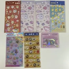 シールまとめ売り　ぷくぷくシール　ちいかわ他