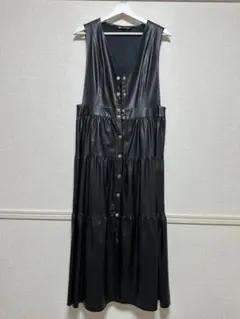 ZARA レザーワンピース