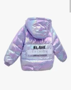 RE:BIVE FASHION パープル ダウンコート