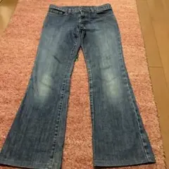 UNIQLO ユニクロ ジーパン フレアパンツ 60cm 紺