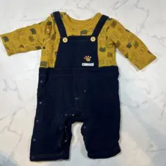 クマ柄ロンパース・カバーオール　80cm