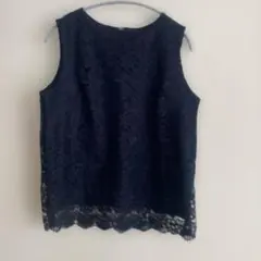 ユニクロ　レースノースリーブ　Lサイズ