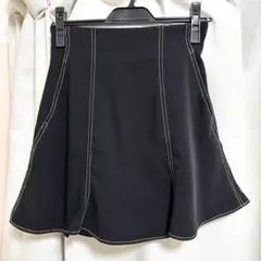 SNIDEL スナイデル ハイウエスト スカショーパン 黒 ブラック