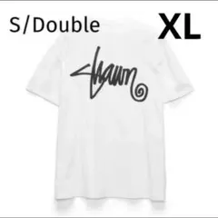 【XL】S/Double エスダブル Tシャツ ティーシャツ 半袖 白のサムネイル