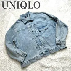 美品　UNIQLO ユニクロ 1st タイプ デニムジャケット Gジャン 3XL