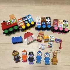 アンパンマンブロック まとめ売り SLマンと１２３！すうじブロックセット ドール