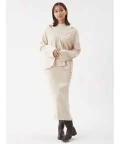 Mila Owen 両得レイヤードニットワンピ セットワンピース