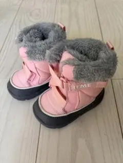 IFME ピンク ブーツ ファー付き　スノーブーツ 13cm