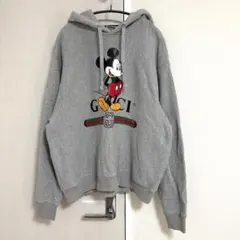 GUCCI × Disney コラボ グッチ ミッキー パーカー グレー Sのサムネイル