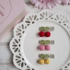 ୨୧ヘアゴムセットP-1୨୧ベビー&キッズ⑅﻿ハンドメイド⑅﻿