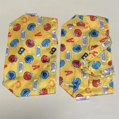 エルモ　クッキーモンスター　ミニエコバッグ　2枚