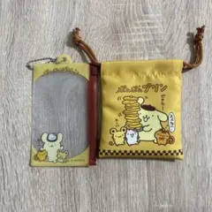 サンリオ ファスナーケース 巾着 ポムポムプリン