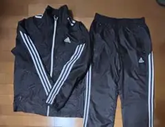 adidas CLIMAPROOF ブラックジャケット・パンツセット