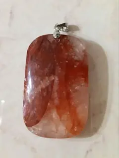 天然石カーネリアン　ペンダントトップ