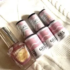 CANMAKE カラフルネイルズ ピンク ジェルネイル 3本セット