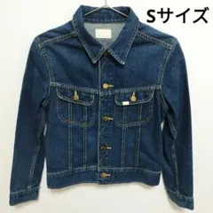 【Lee✕earth】【Sサイズ】 レディースダークブルー デニムジャケット