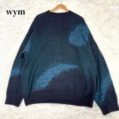 WYM LIDNM MOHAIR JACQUARD SHAGGY KNIT