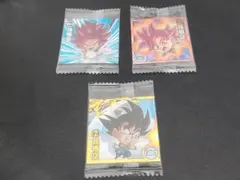 ドラゴンボール　超戦士シールウエハース超　超絶感謝の十周年　3枚セット　新品