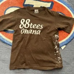 88tees ブラウン 半袖Tシャツ