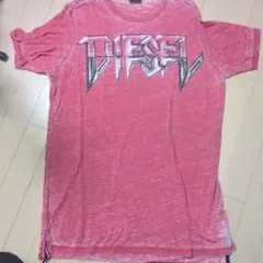 DIESEL ロゴ Tシャツ 赤