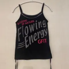 GFIT 黒 タンクトップ グラフィックデザイン