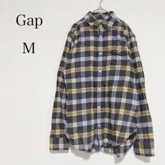 ギャップ チェック柄シャツ コットン100％ メンズ カジュアル 春カラー【M】のサムネイル