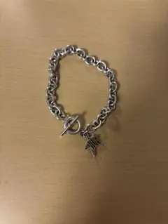 HUFシルバー チェーンブレスレット 星形チャーム