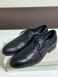 美品 アシックスランウォーク ビジネスシューズ 25 GTX ストレート 黒