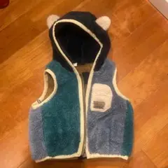 BREEZE 80cm ふわふわベスト クマ耳