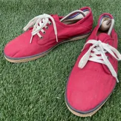 VANS バンズ スニーカー 赤 スリッポン エスパドリーユ 26.5cm