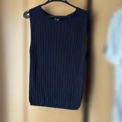 WEEKEND MaxMara ノースリーブ ニット ネイビー XLのサムネイル