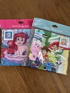 ディズニーリゾート　アリエル　トイストーリー　ウォッシュタオル　新品