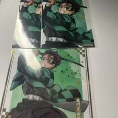 竈門炭治郎 鬼滅の刃　アニプレックスオンラインくじ　クリア色紙　ブロマイド
