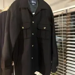希少 90s OLD STUSSY ウール CPOジャケット 紺タグ Mのサムネイル