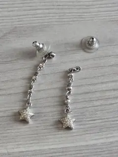 SWAROVSKI スワロフスキー 星 ピアス 片方破損 ジャンク