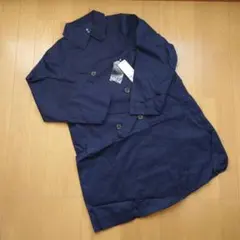 新品 未使用 ユニクロ キッズ アウター トレンチコート 150cm ネイビー
